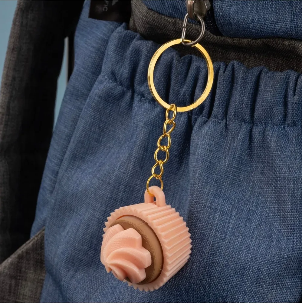 Cupcake Kliker Anahtarlık – Mavi — görsel 5