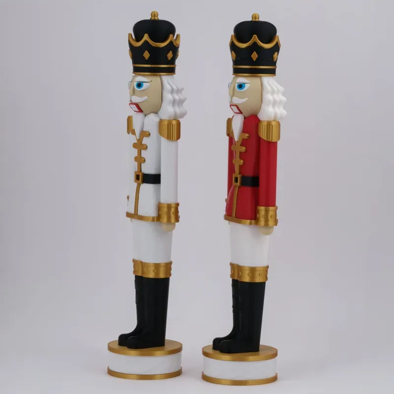 Nutcracker Soldier Figurine 2‑Piece Set 38 cm — image 3