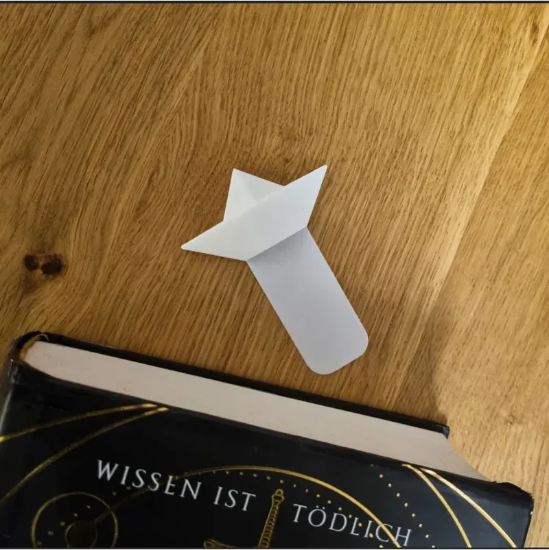 Ship-Shaped Book Bookmark – White — image 4