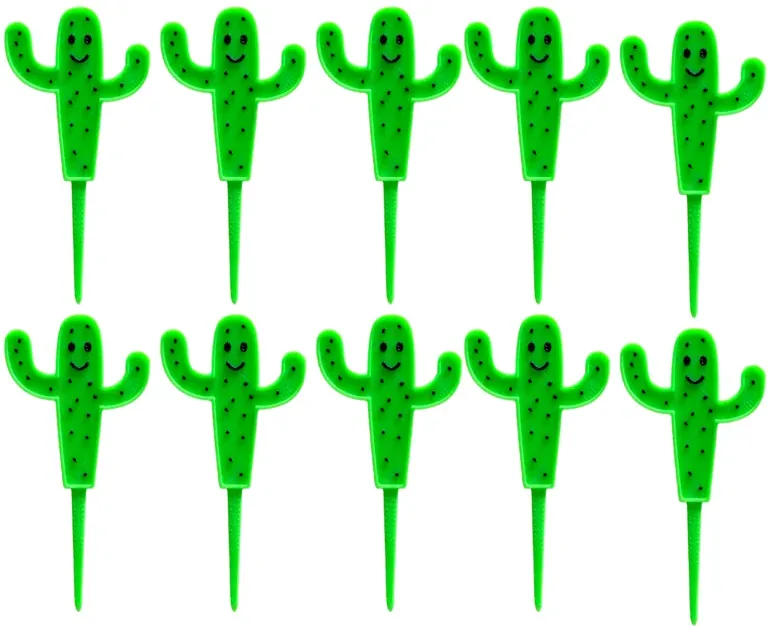 Cactus Cake Topper Stick 10-Piece Set — image 3
