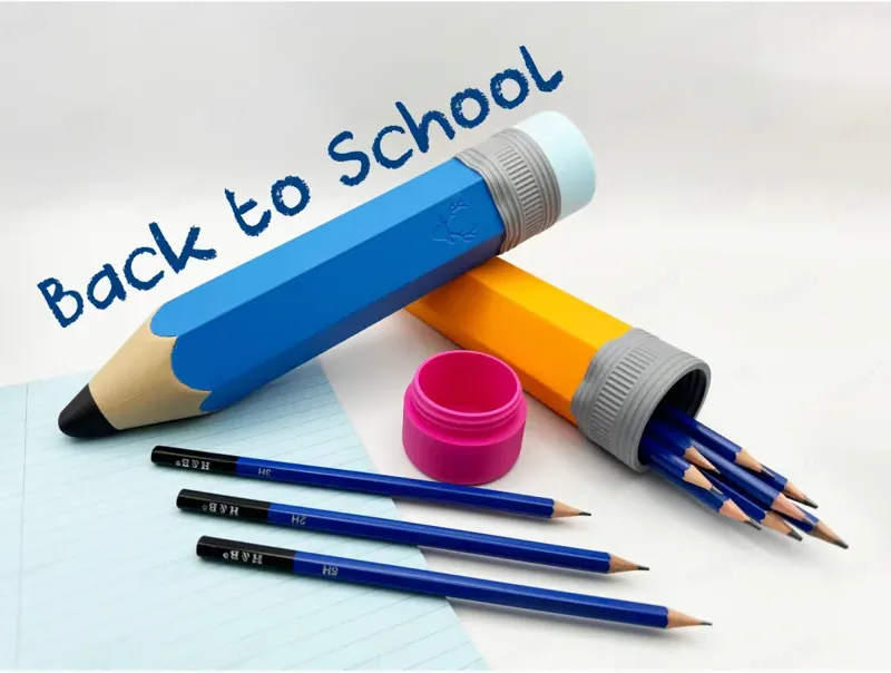 Pencil-shaped Pencil Case 28 cm — image 3