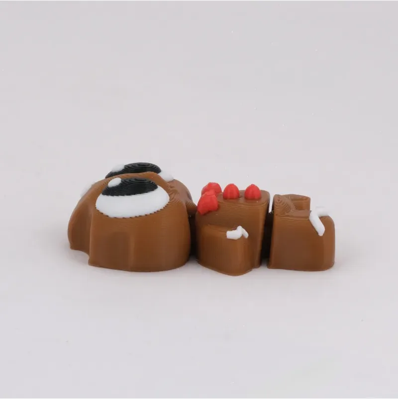 Gingerbread Man Keychain 2-Piece Set – Brown — image 4