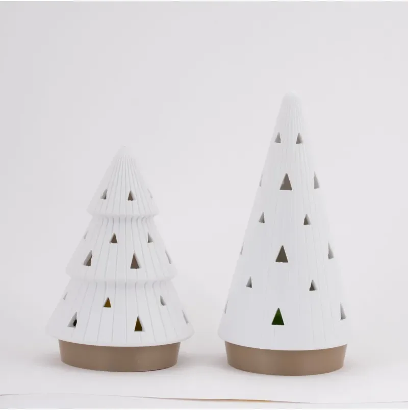 Candle-Lit Christmas Tree 2‑Piece Set – Yellow — image 3