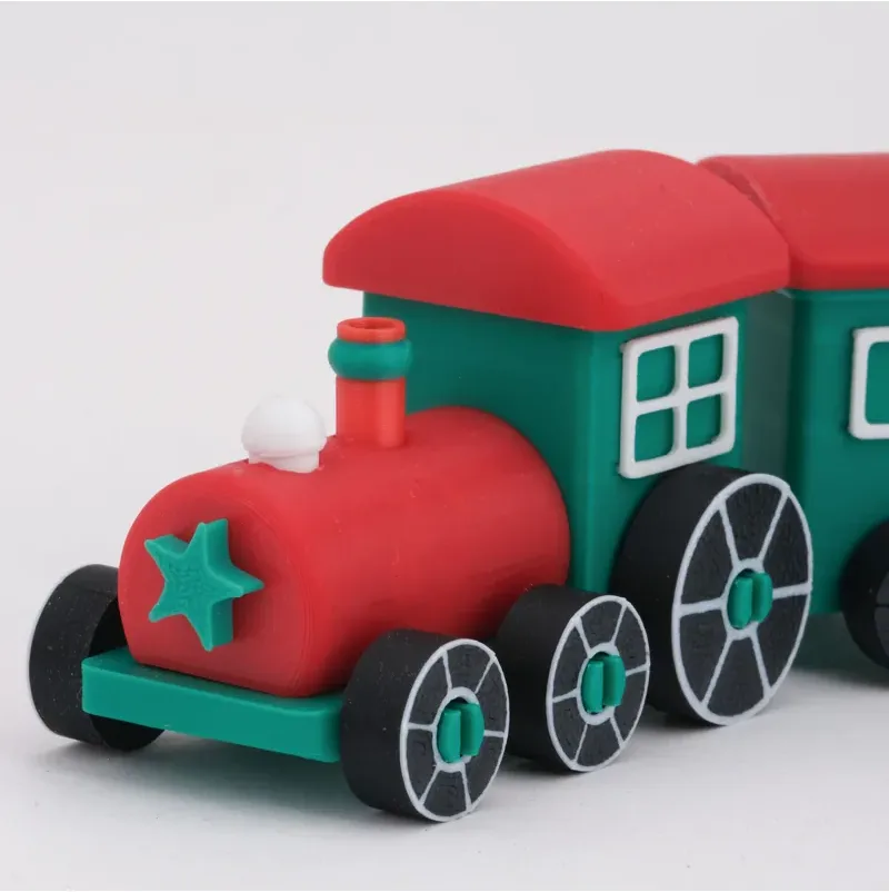 Christmas Train Table Decoration 3‑Piece 21 cm — görsel 3