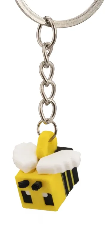 Pixel Bee Keychain – Yellow — image 3