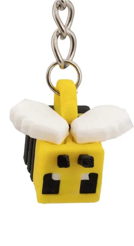 Pixel Bee Keychain – Yellow — image 4