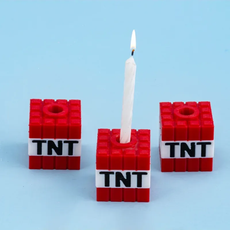 Pixel Block Candle Holder 3-Piece Set — image 2