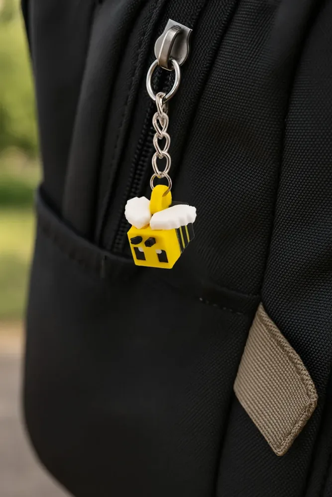 Piksel Hayvan Mini Anahtarlık 5'li Set — görsel 3