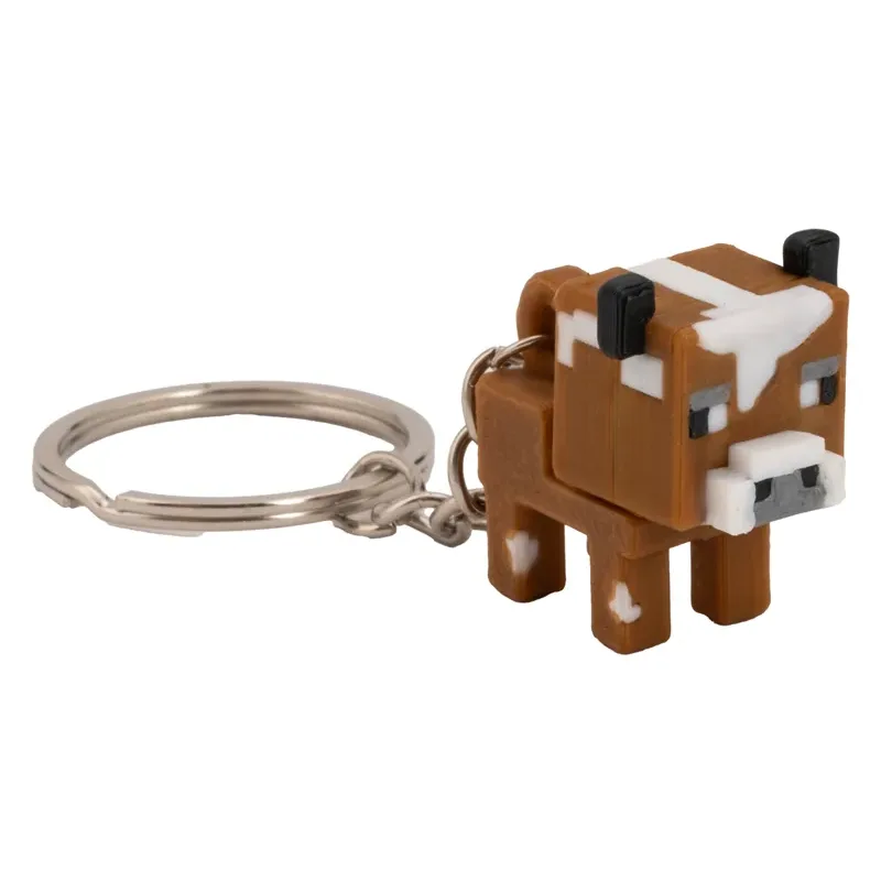Pixel Cow Keychain – Multicolor — image 3
