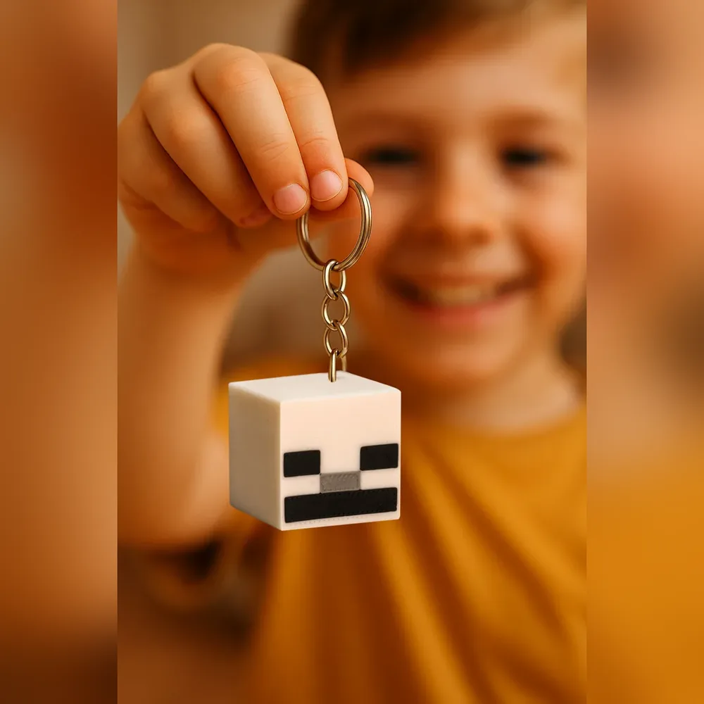 Pixel Character Keychain 3‑Piece Set – Multicolored — image 2