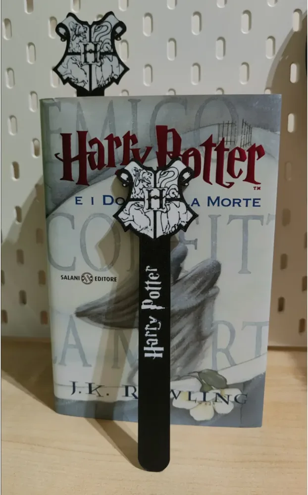 Magical School Crest Bookmark – Black — image 2