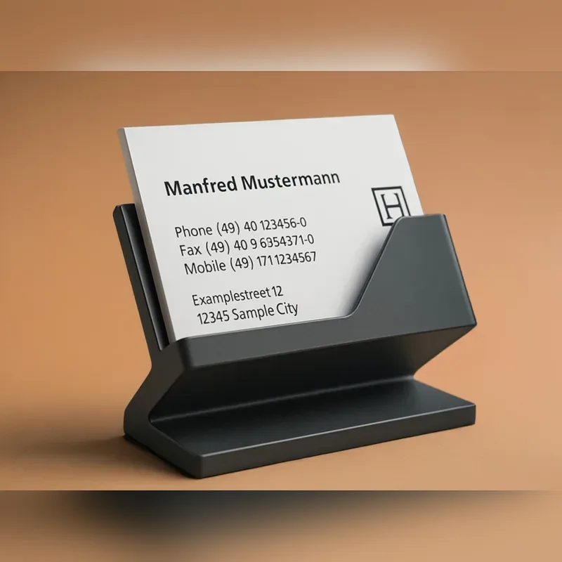 Sleek Desktop Business Card Holder — image 2