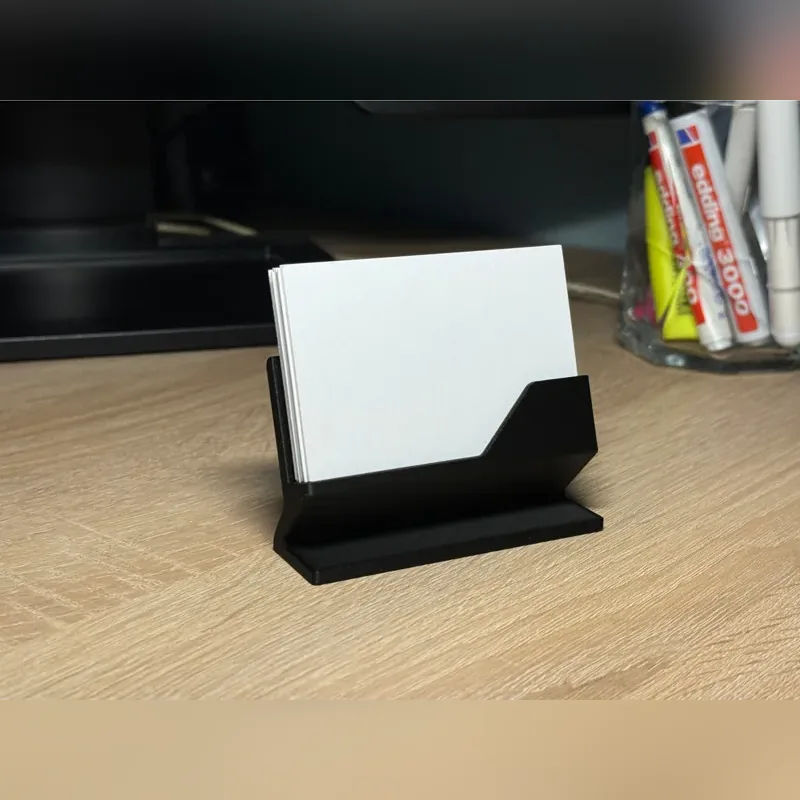 Sleek Desktop Business Card Holder — image 3
