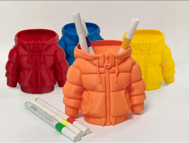 Puffy Jacket Pen Holder
