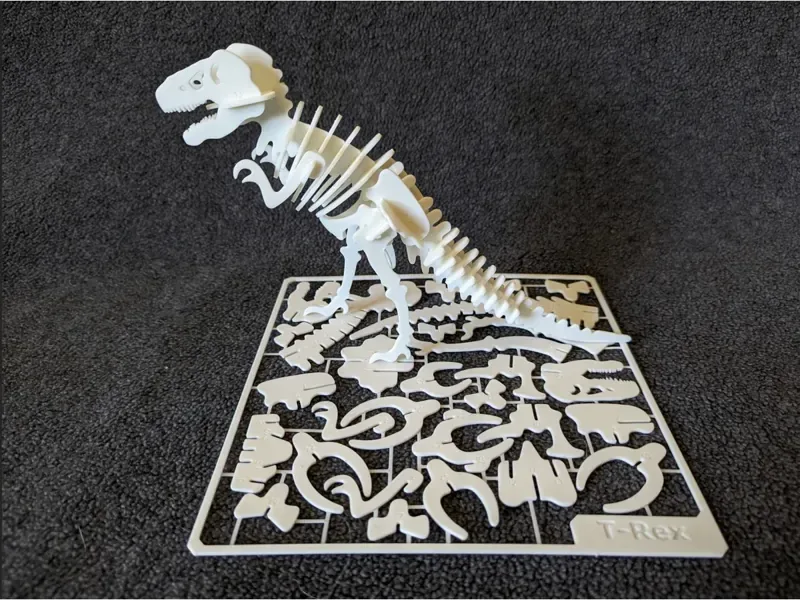 T-Rex İskelet Maketi 3D Puzzle — görsel 2