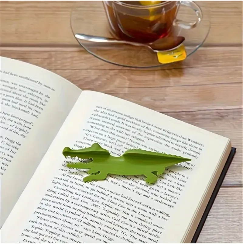Crocodile Bookmark – Khaki — image 2